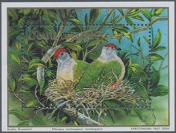 Thematik: Tiere-Tauben / Animals-pigeons: 1989, COOK ISLANDS: Rarotongan Fruit Dove (Ptilinopus Raro - Piccioni & Colombe