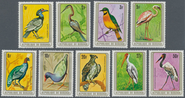 Thematik: Tiere-Vögel / Animals-birds: 1979, BURUNDI: Birds Complete Set Of Nine In A Lot With 180 C - Sonstige & Ohne Zuordnung