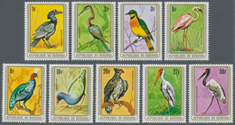 Thematik: Tiere-Vögel / Animals-birds: 1979, BURUNDI: Birds Complete Set Of Nine In A Lot With 180 C - Sonstige & Ohne Zuordnung