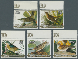 Thematik: Tiere-Vögel / Animals-birds: 1985, NIUE: 200th Birthday Of John James Audubon Complete Set - Andere & Zonder Classificatie
