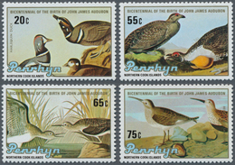 Thematik: Tiere-Vögel / Animals-birds: 1985, PENRHYN: 200th Birthday Of John James Audubon Complete - Andere & Zonder Classificatie