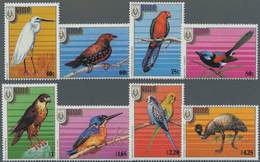 Thematik: Tiere-Vögel / Animals-birds: 1986, NIUE: Stampex ‘86 Adelaide Complete Set Of Eight Showin - Sonstige & Ohne Zuordnung