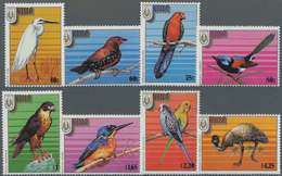 Thematik: Tiere-Vögel / Animals-birds: 1986, NIUE: Stampex ‘86 Adelaide Complete Set Of Eight Showin - Otros & Sin Clasificación