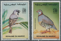 Thematik: Tiere-Vögel / Animals-birds: 1987, MOROCCO: Birds Complete Set Of Two 1.00dh. ‚Passer Simp - Andere & Zonder Classificatie