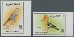 Thematik: Tiere-Vögel / Animals-birds: 1990, MOROCCO: Birds Set Of Two 2.00dh. ‚Streptopelia Turtur‘ - Sonstige & Ohne Zuordnung