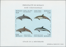 Thematik: Tiere-Meeressäuger (u.a. Wale) / Animals-aquatic Mammals: 1992, MONACO: Dolphins In A Lot - Otros & Sin Clasificación