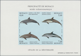 Thematik: Tiere-Meeressäuger (u.a. Wale) / Animals-aquatic Mammals: 1992, MONACO: Dolphins In A Lot - Otros & Sin Clasificación