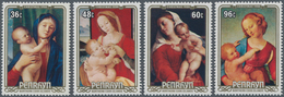 Thematik: Weihnachten / Christmas: 1984, PENRHYN: Christmas Complete Set Of Four With Different Ital - Weihnachten