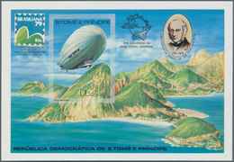 Thematik: Zeppelin / Zeppelin: 1979, SAO TOME E PRINCIPE: UPU Congress And Rowland Hill IMPERFORATE - Zeppelin