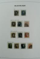 Belgien: 1849-1995: Very Extensive, MNH, Mint Hinged And Used Collection Belgium 1849-1995 In 6 Davo - Collections