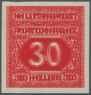 Bosnien Und Herzegowina - Besonderheiten: POSTAGE DUES 1916/1918, Lot Of Six Mint And Two Used Sets, - Bosnia And Herzegovina