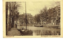 Delcampe - Cpa  Amsterdam  Heerengracht B/d Leidschegracht. - Amsterdam