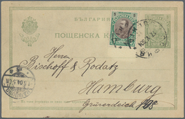 Bulgarien: 1880/1946 (ca.), Lot Of Apprx. 60 Covers/cards/stationeries, Incl. Registered, Censored A - Lettres & Documents