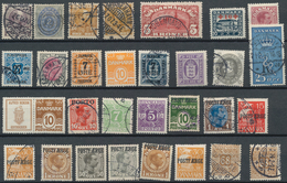 Dänemark: 1851/1930 (ca.), Used And Mint Assortment On Stockcards, Comprising A Nice Selection Of Cl - Briefe U. Dokumente