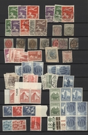 Dänemark: 1870/1960 (ca.), Miscellaneous Lot On Stockpage, Varied Condition, E.g. 1925/1929 Airmails - Covers & Documents