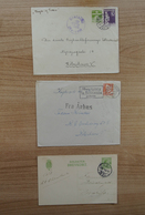 Dänemark: 1900-1980. Wonderful Variety Of Covers And First Day Covers, Also Announcement Sheets Of T - Briefe U. Dokumente