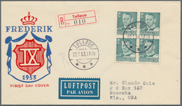 Dänemark: 1941/1962, Denmark/Greenland Plus Some Norway, Collection/accumulation Of More Than 200 Co - Storia Postale