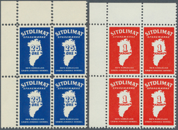 Dänemark - Grönland: 1960 (ca.?), ‚SITDLIMAT Sparemaerke Den Kongelige Gronlandske Handel‘ 25öre Blu - Covers & Documents
