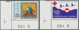 Dänemark - Grönland: 1993, 70 Years RED CROSS And 50 Years SCOUTING In Greenland Set Of Two In A Lar - Storia Postale