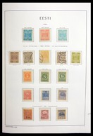 Estland: 1918-2010: Well Filled, MNH, Mint Hinged And Used Collection Estonia 1918-2010 In Leuchttur - Estland