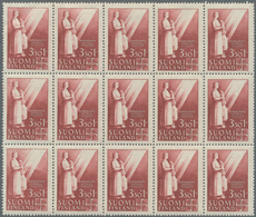 Finnland: 1943, National Relief Fund 3.50+1.00mk. 'mother With Child' In A Large Lot With Approx. 10 - Used Stamps