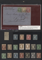 Frankreich: 1849/1950 (ca.), France And Colonies, Sophisticated Collection In A Binder (varied/tropi - Collezioni