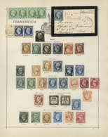 Frankreich: 1849-1890, Bis Auf Die „Vermillion“ In Der Markenklassik Vollständig Komplette Prachtsam - Collezioni