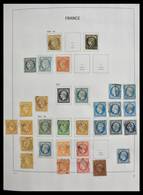 Frankreich: 1849-1997: Exciting Nearly Complete Used Collection, Sometimes Very Specialised With Man - Verzamelingen