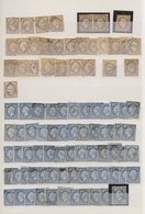 Frankreich: 1853/1900 (ca.), Ued Accumulation Of Apprx. 1.330 Stamps, Slightly Varied Condition, Nea - Verzamelingen