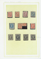 Frankreich: 1860/1870 (ca.), ESSAIS, Specialised Collection Of Apprx. 190 Pieces, Comprising Bordes, - Collezioni