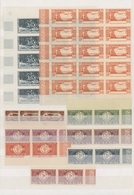 Frankreich: 1900/1965 (ca.), France/area, Mint Assortment Of Apprx. 255 Stamps Incl. Many IMPERFS, S - Sammlungen