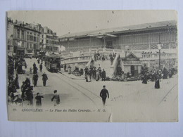 Delcampe - ANGOULEME, La Place Des Halles Centrales, CP N°25 - Angouleme