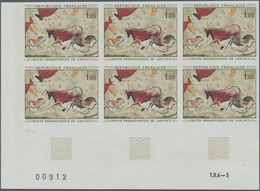Frankreich: 1960/1978, Accumulation With 292 IMPERFORATE Stamps Mostly In Larger Blocks With Many Be - Collections
