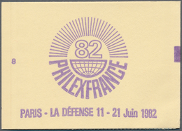 Frankreich - Markenheftchen: 1982, Sabine 24fr. Booklet For Philexfrance‘82 With 20 Stamps At 1.20fr - Andere & Zonder Classificatie