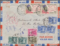 Frankreich - Portomarken: 1862/1987 (ca.), Lot Of More Than 100 Covers/cards With Postage Dues, Dome - 1859-1959 Cartas & Documentos