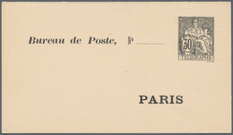 Frankreich - Ganzsachen: 1878/1884, Lot With 16 Different Mint Postal Stationeries, Comprising Postc - Other & Unclassified