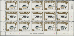 Gibraltar: 1987. Lot Of 1,000 Complete Definitives Set CANNONS (13 Values). Mint, NH. (Michel 32,000 - Gibraltar