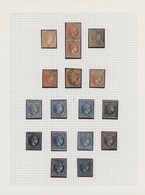 Griechenland: 1864/1900 (ca.), Used And Mint Collection Of 52 Large And 30 Small Hermes Heads, Neatl - Nuevos