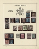 Großbritannien: 1840/1929, Mainly Used Collection On Album Pages With Main Value In The Classic QV I - Andere & Zonder Classificatie