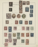 Großbritannien: 1840/1946, Used And Mint Collection On Album Pages With Special Strength In The QV I - Autres & Non Classés