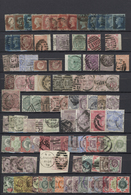 Großbritannien: 1841/1940 (ca.), Used Accumulation Of Mainly QV Issues, Slightly Varied Condition, C - Other & Unclassified