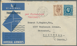 Großbritannien: 1911 From, Attractive Lot Of 49 Items "AIRMAIL", First And Foremost Pre WWII Covers - Sonstige & Ohne Zuordnung