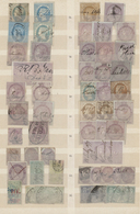Großbritannien - Stempelmarken: 1860/1960, Assortment Of Apprx. 240 Used Fiscal Stamps, Well Sorted - Steuermarken