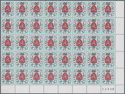 Großbritannien - Isle Of Man - Portomarken: 1973, Coat Of Arms ½p. To 20p., Imprint "1973", 670 Comp - Otros & Sin Clasificación