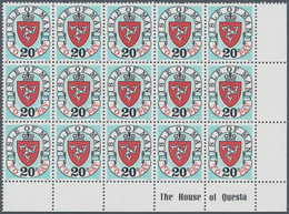 Großbritannien - Isle Of Man - Portomarken: 1973, Coat Of Arms Postage Dues With Imprint '1973' (1st - Andere & Zonder Classificatie