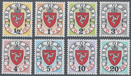 Großbritannien - Isle Of Man - Portomarken: 1973, Coat Of Arms Postage Dues With Imprint '1973' (1st - Sonstige & Ohne Zuordnung