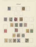 Island: 1876/1931, Mint And Used Collection On Album Pages, Showing A Nice Section Early Issues, Fol - Autres & Non Classés