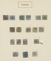 Italien - Altitalienische Staaten: Kirchenstaat: 1852/1868, Chiefly Used Collection Of 30 Stamps Sho - Kirchenstaaten