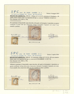 Italien - Altitalienische Staaten: Sardinien: 1858/1861, 4th Issue 80c. And 3lire, Specialised Assor - Sardaigne