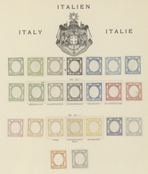 Italien: 1861, Issue For The Neapolitan Province, A Splendid Mint Collection Of 23 Stamps In Bright - Colecciones